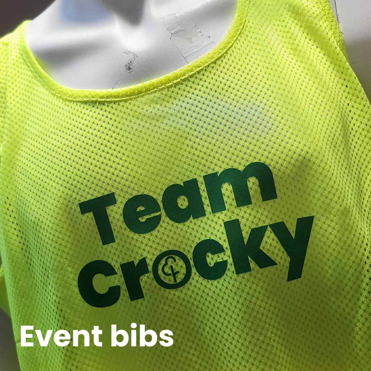 Printed running bibs for any parkrun events